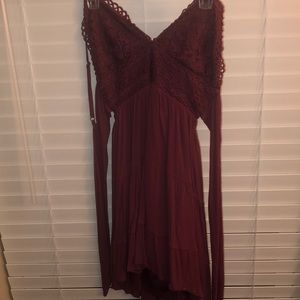 Maroon dress